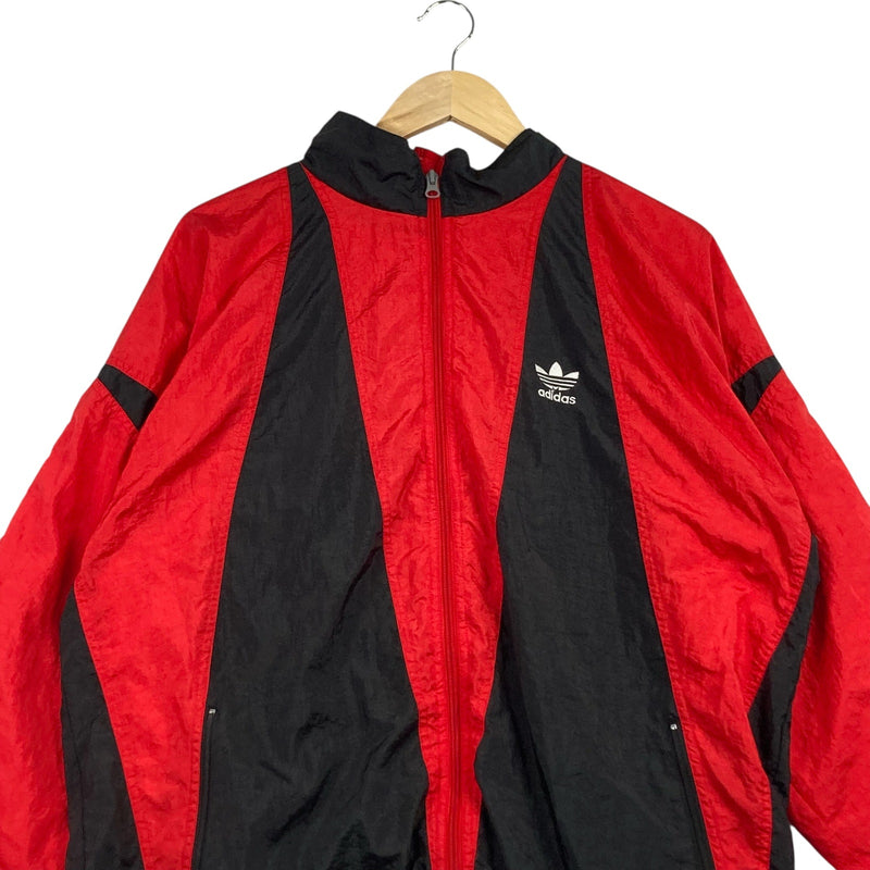Vintage Adidas Mini Logo Color Block Windbreaker