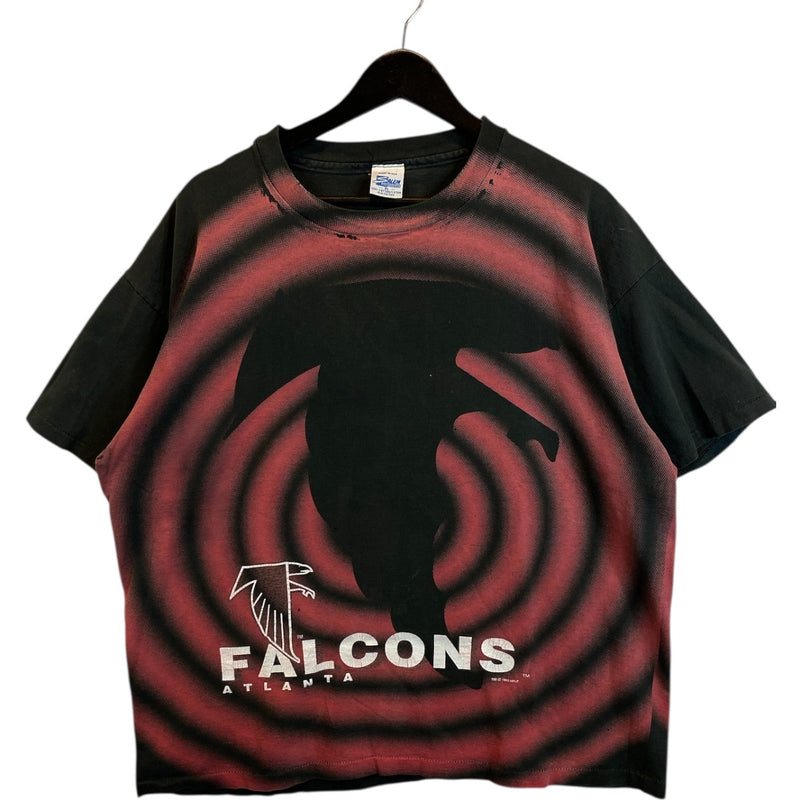 Vintage Atlanta Falcons Spiral NFL T-Shirt