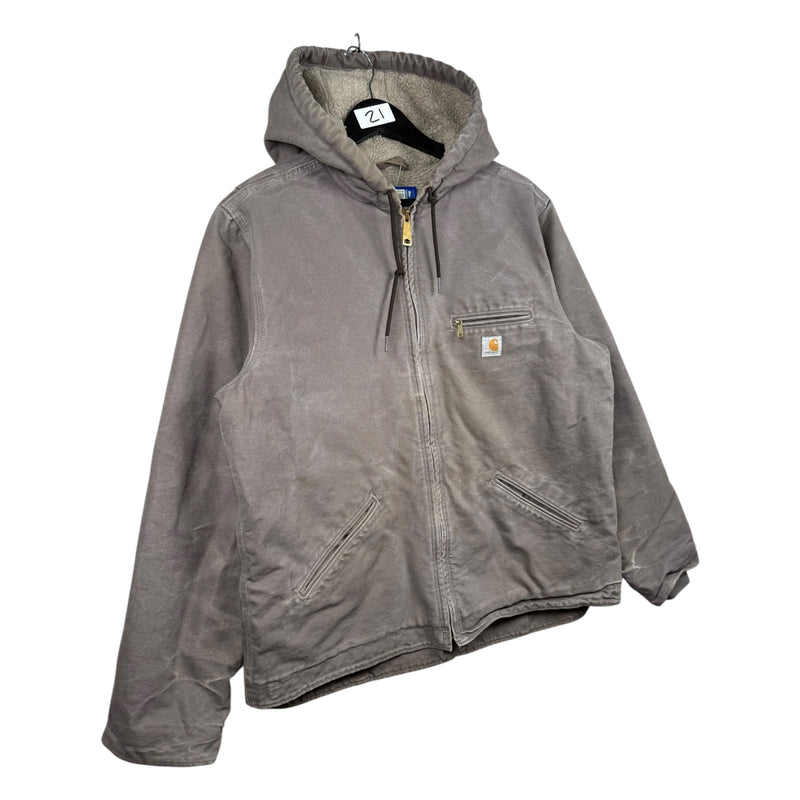 Vintage Carhartt Sherpa-Lined Full Zip Hoodie