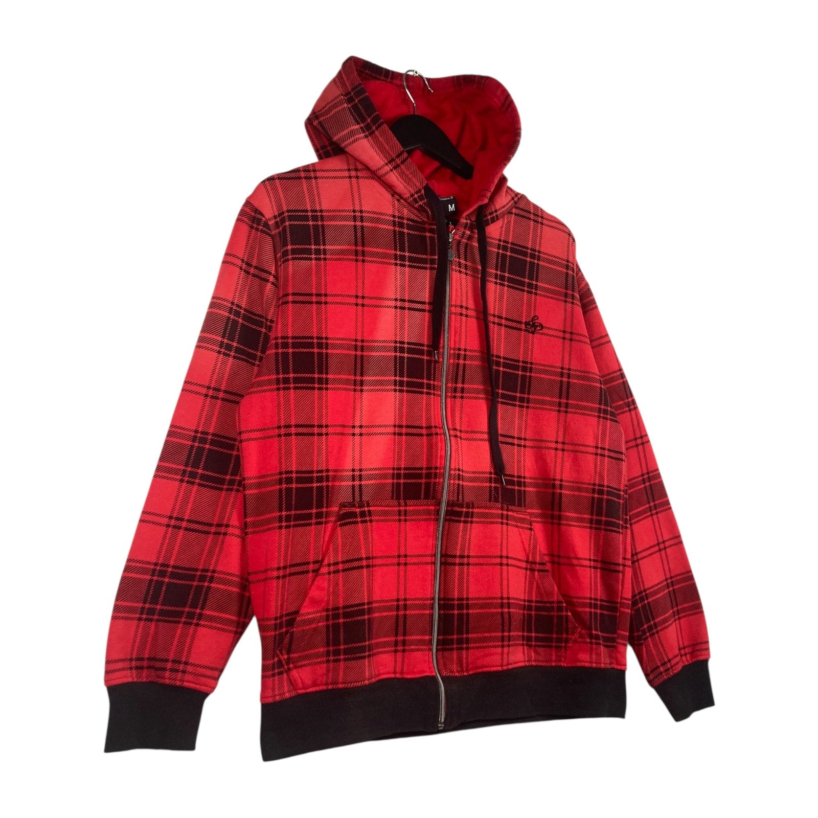 Vintage Southpole Plaid Zip Up Hoodie