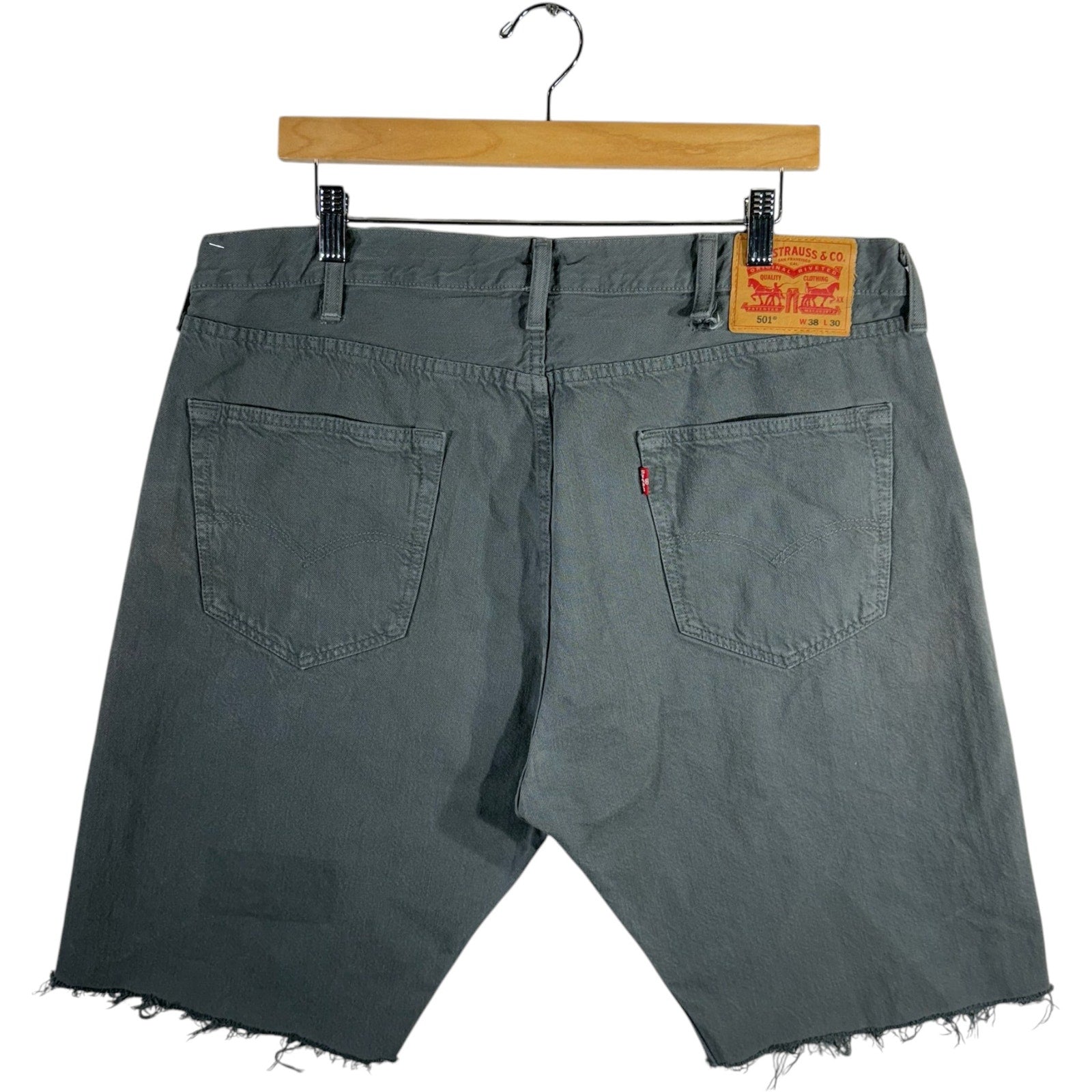 Vintage Levi's Gray Denim Shorts 38