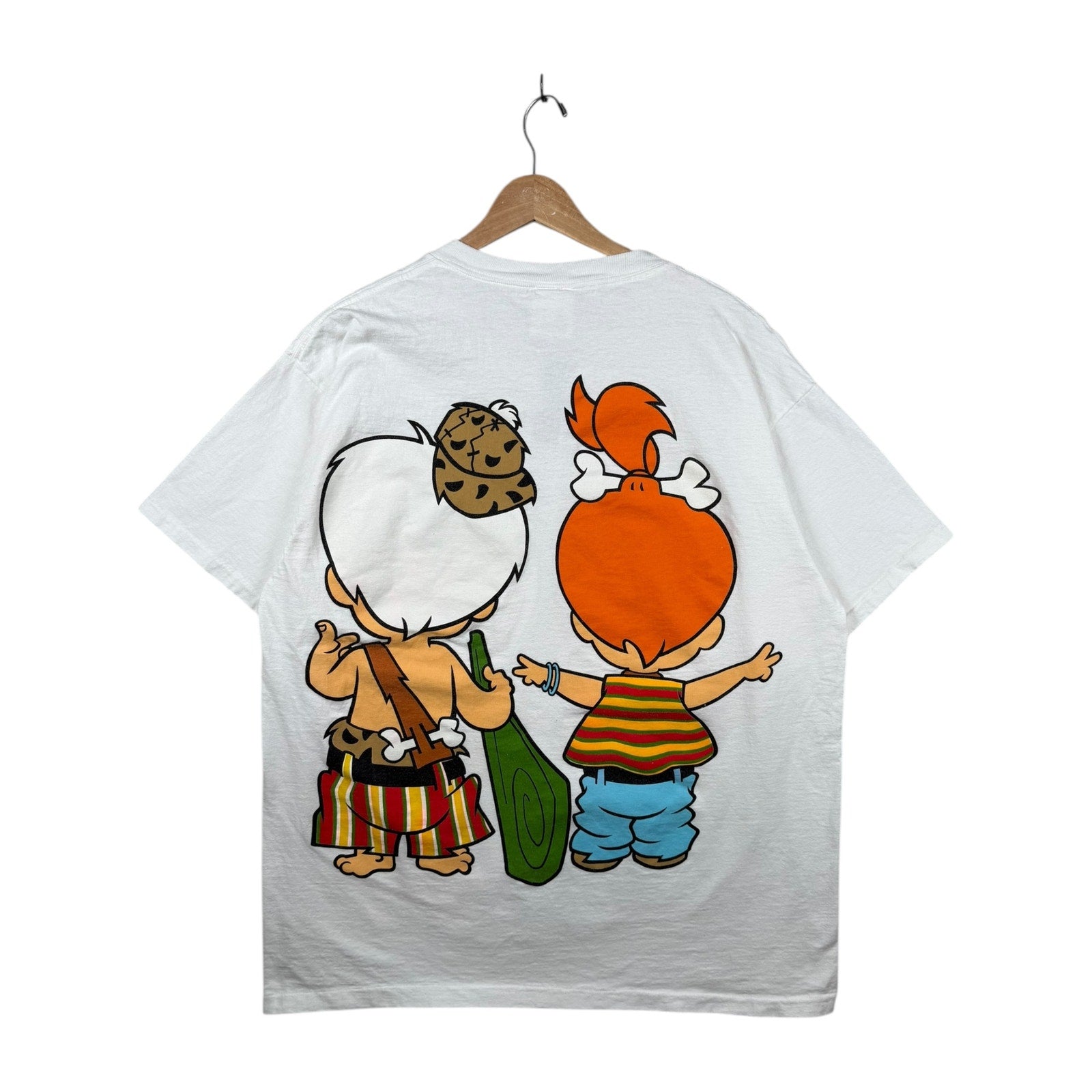 Vintage The Flintstones Cartoon Graphic T-Shirt