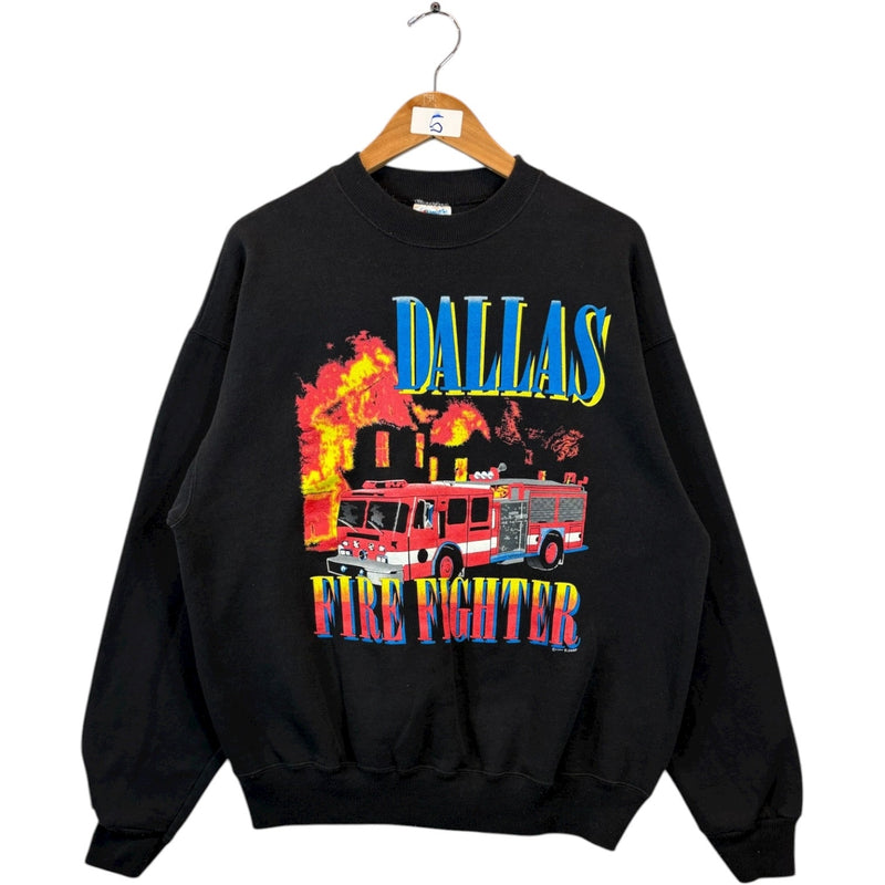 Vintage Dallas Fire Fighters Sweatshirt Crewneck