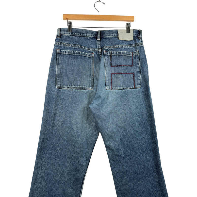 Vintage Hamnett Wide Leg Denim Jeans 36x30