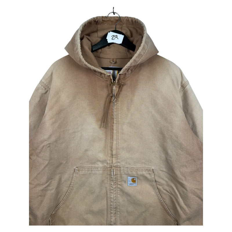 Vintage Carhartt Insulated Active Full Zip Hoodie