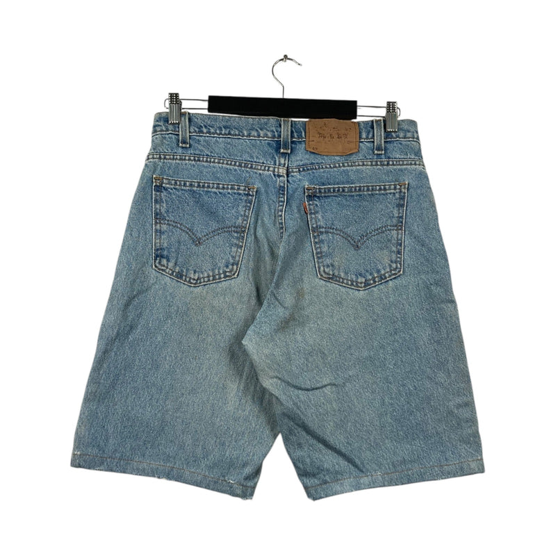 Vintage Levi's 550 Relaxed Tapered Denim Jean Bermuda Shorts 33