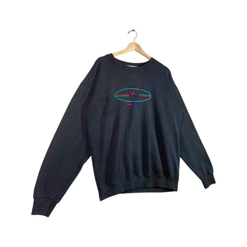 Vintage FILA Embroidered Logo 90s Crewneck