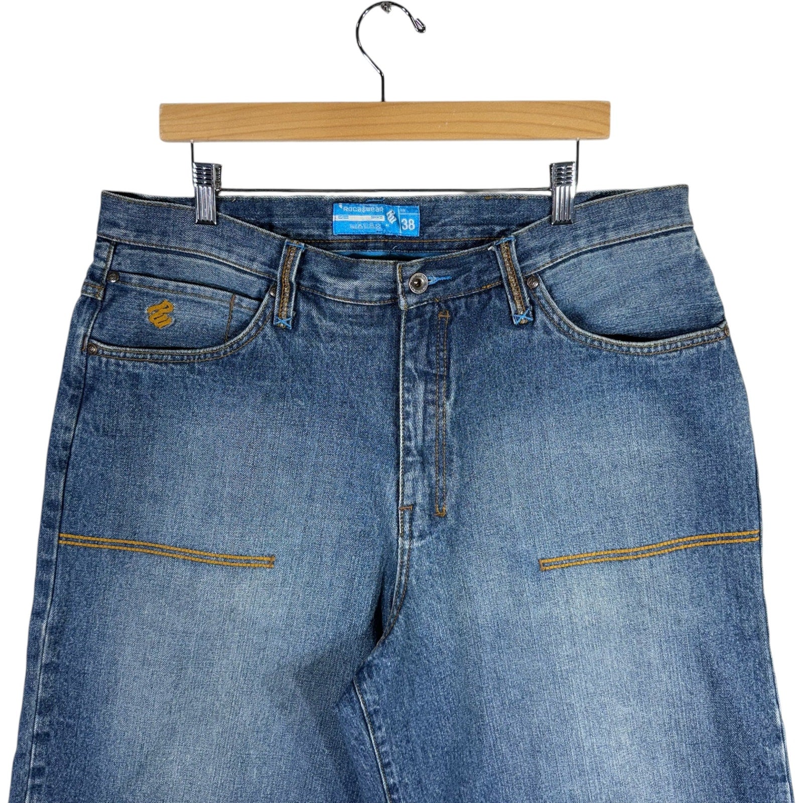 Vintage Y2K Rocawear Denim Shorts 38x14
