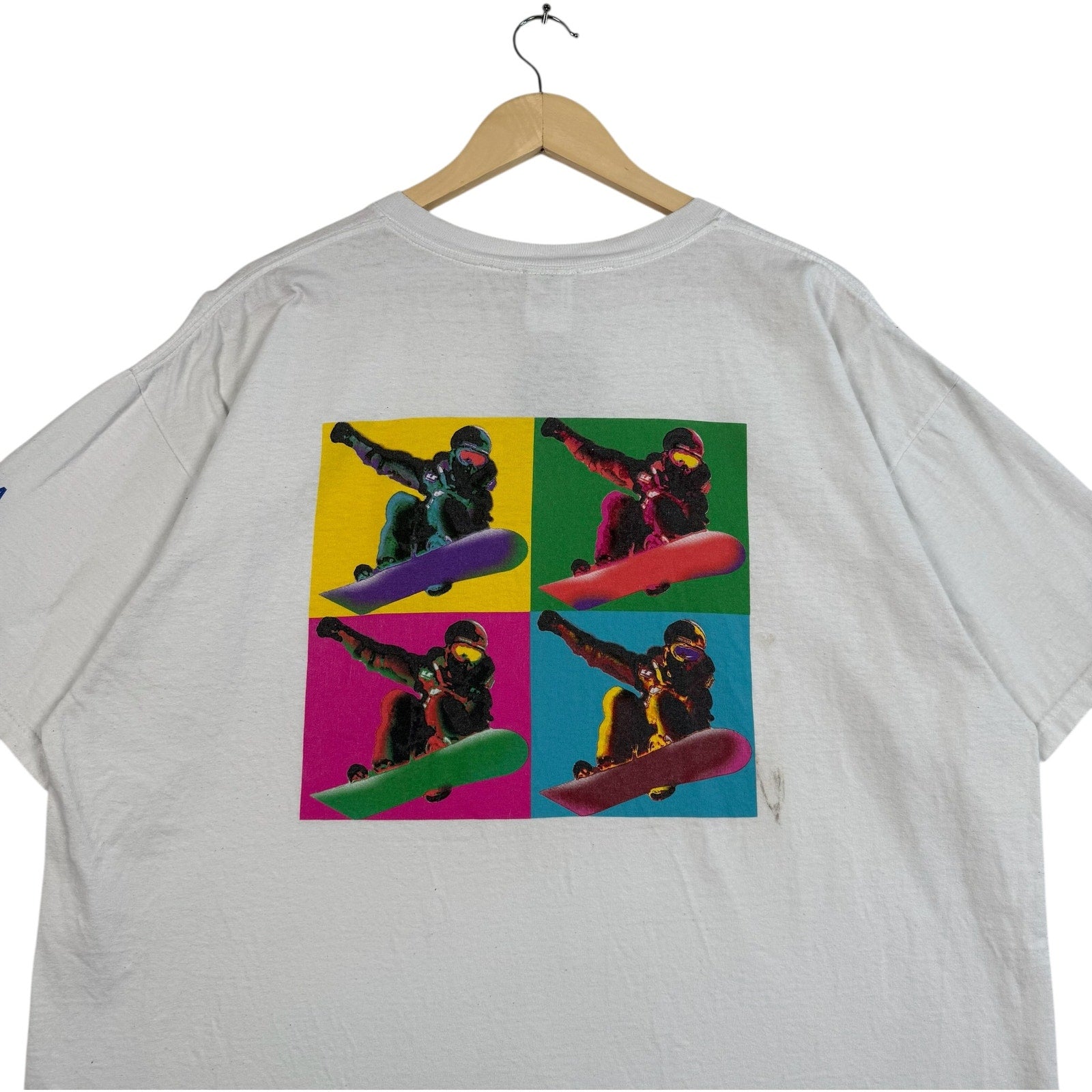 Vintage USA Olympics Snowboard Quadrants Tee