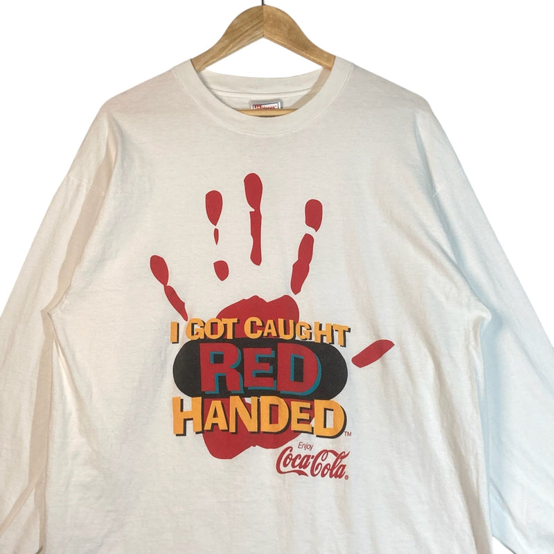 Vintage Coca Cola " I Got Caught Red Handed" Long Sleeve