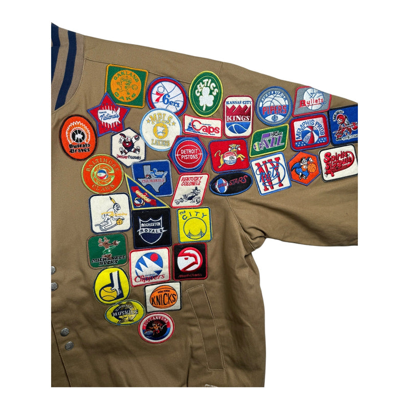 Vintage NBA Hardwood Classics Mitchell & Ness Patch Varsity Jacket