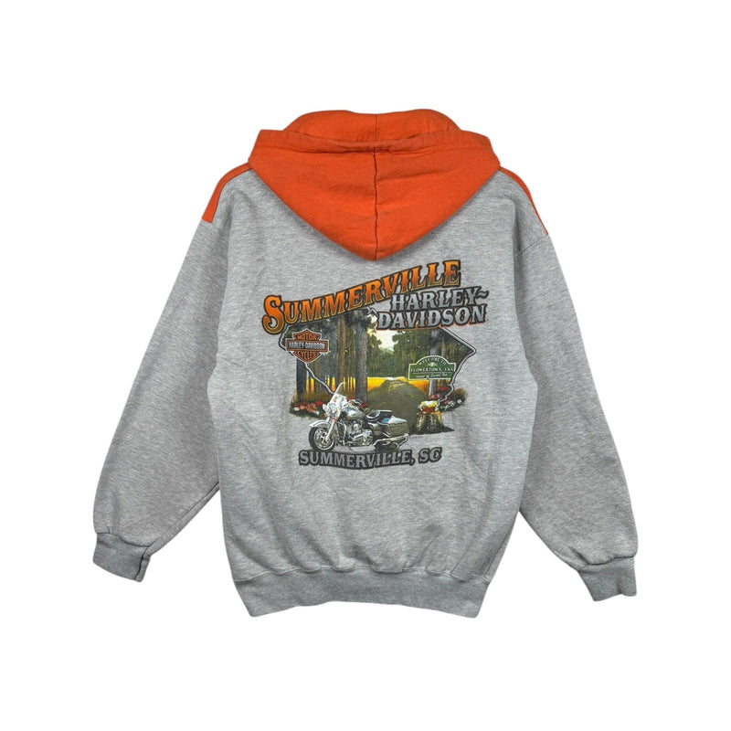 Vintage Harley Davidson Summerville Two Tone Hoodie