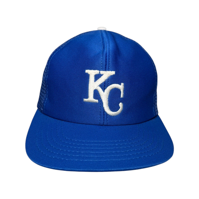 Vintage MLB KC Kansas City Royals Mesh Snapback Hat M/L