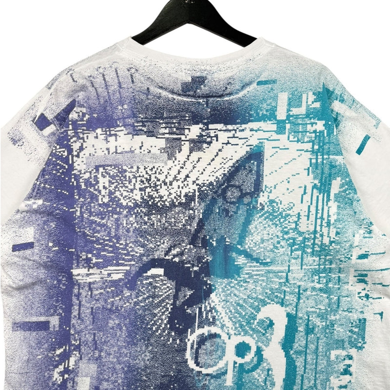 Vintage Ocean Pacific OP3 Abstract Surf Graphic T-Shirt
