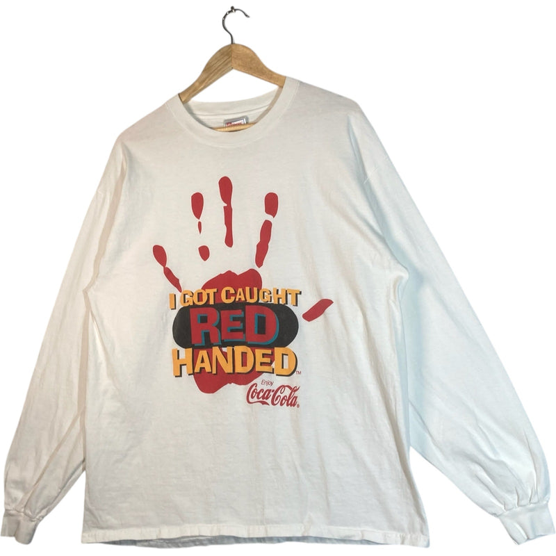 Vintage Coca Cola " I Got Caught Red Handed" Long Sleeve