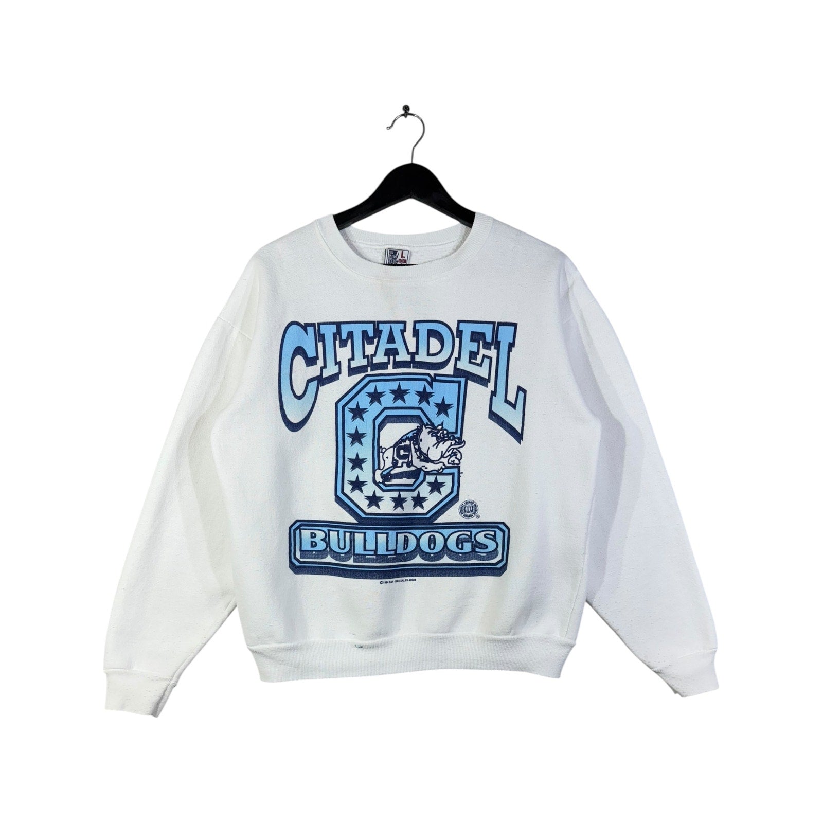 Vintage Citadel Bulldogs Sweatshirt Crewneck