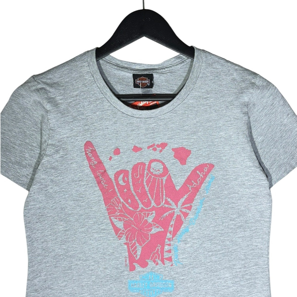 Vintage Harley-Davidson Hawaii Shaka Aloha Graphic T-Shirt