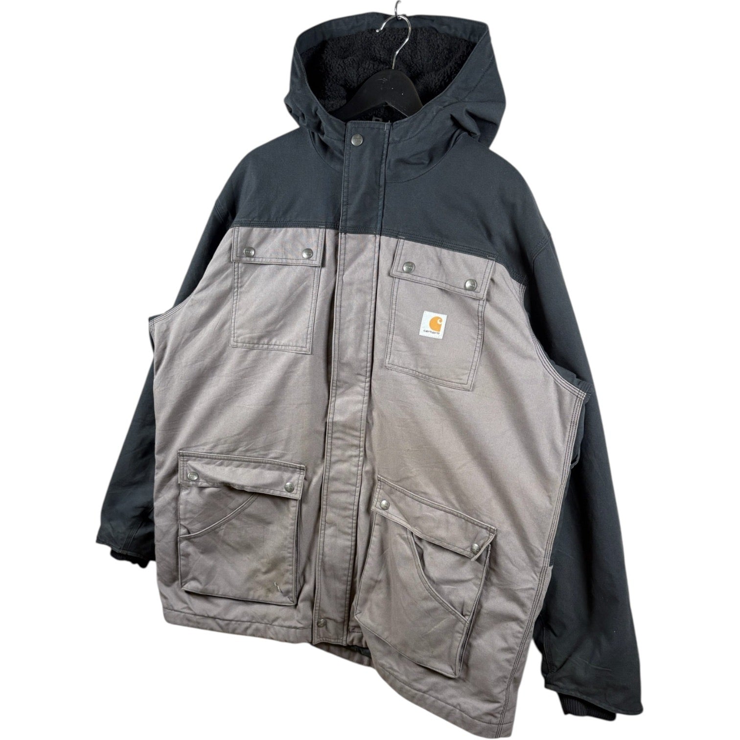 Vintage Carhartt Quick Duck Elkheart Quilt Lined Parka Jacket