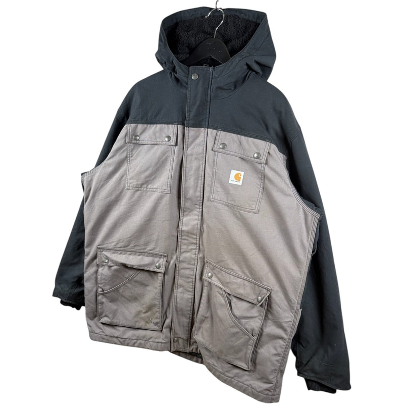 Vintage Carhartt Quick Duck Elkheart Quilt Lined Parka Jacket