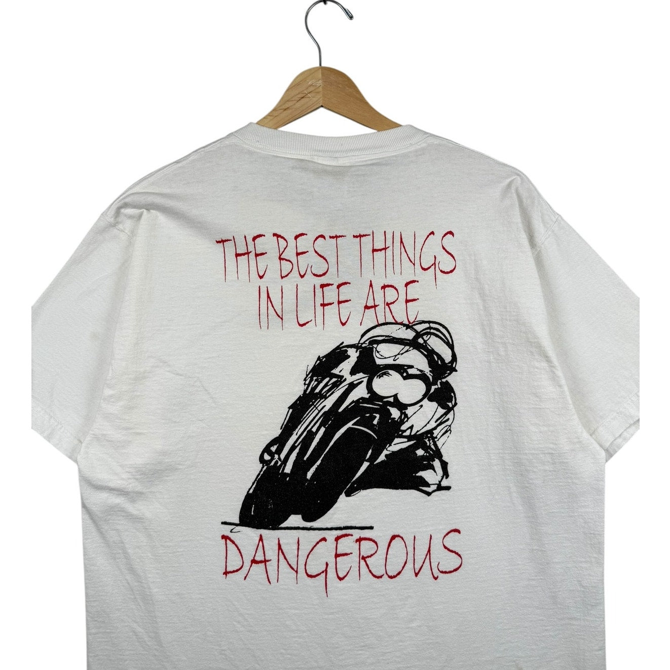 Vintage Dangerous Designs Motorcycle T-Shirt