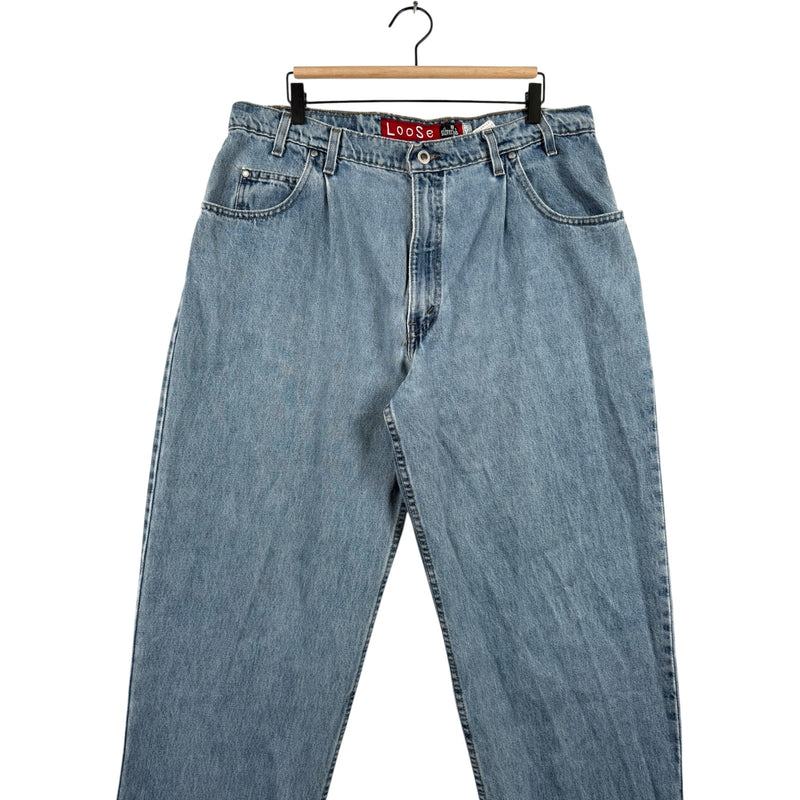 Vintage Levi's Silver Tab Loose Straight Leg Denim Jeans 38x30