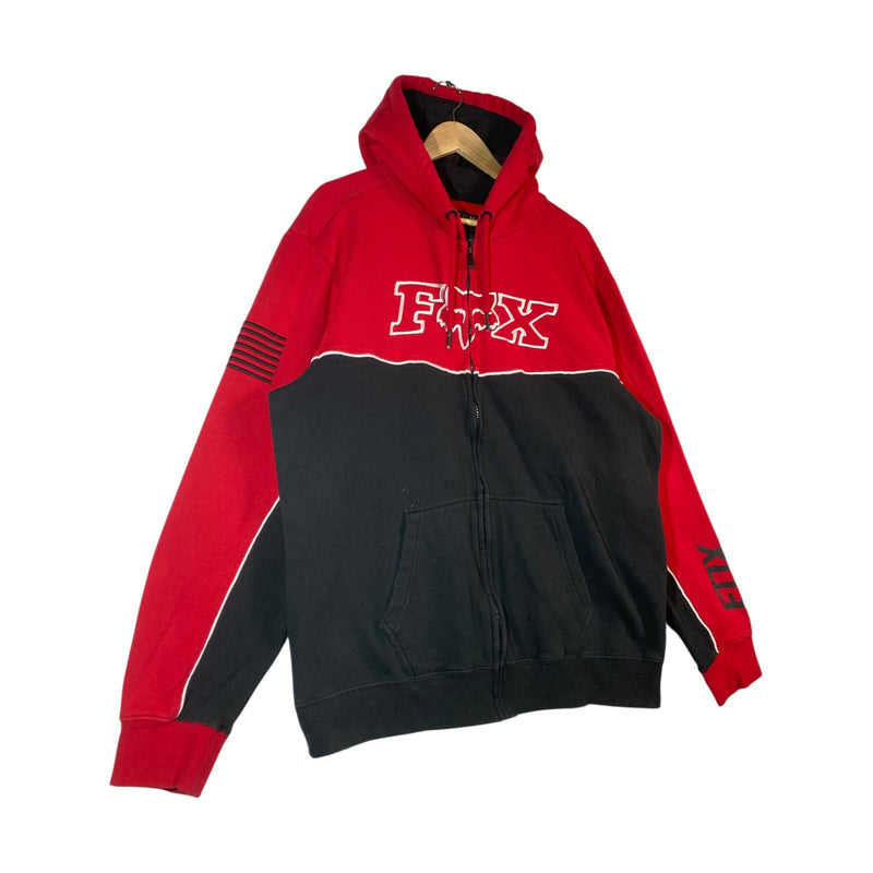 Vintage Fox Full Zip Jacket Hoodie