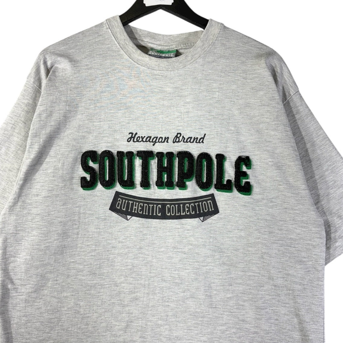 Vintage Southpole Hexagon Brand Embroidered T-Shirt