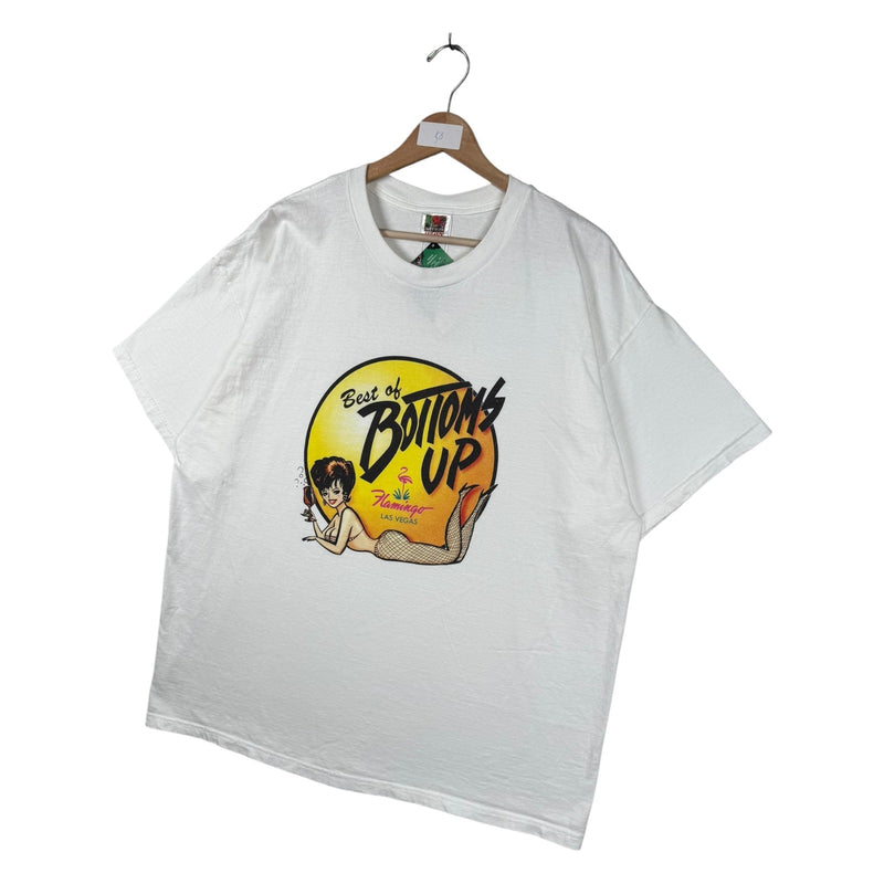 Vintage Best Of Bottoms Up Flamingo Las Vegas T-Shirt
