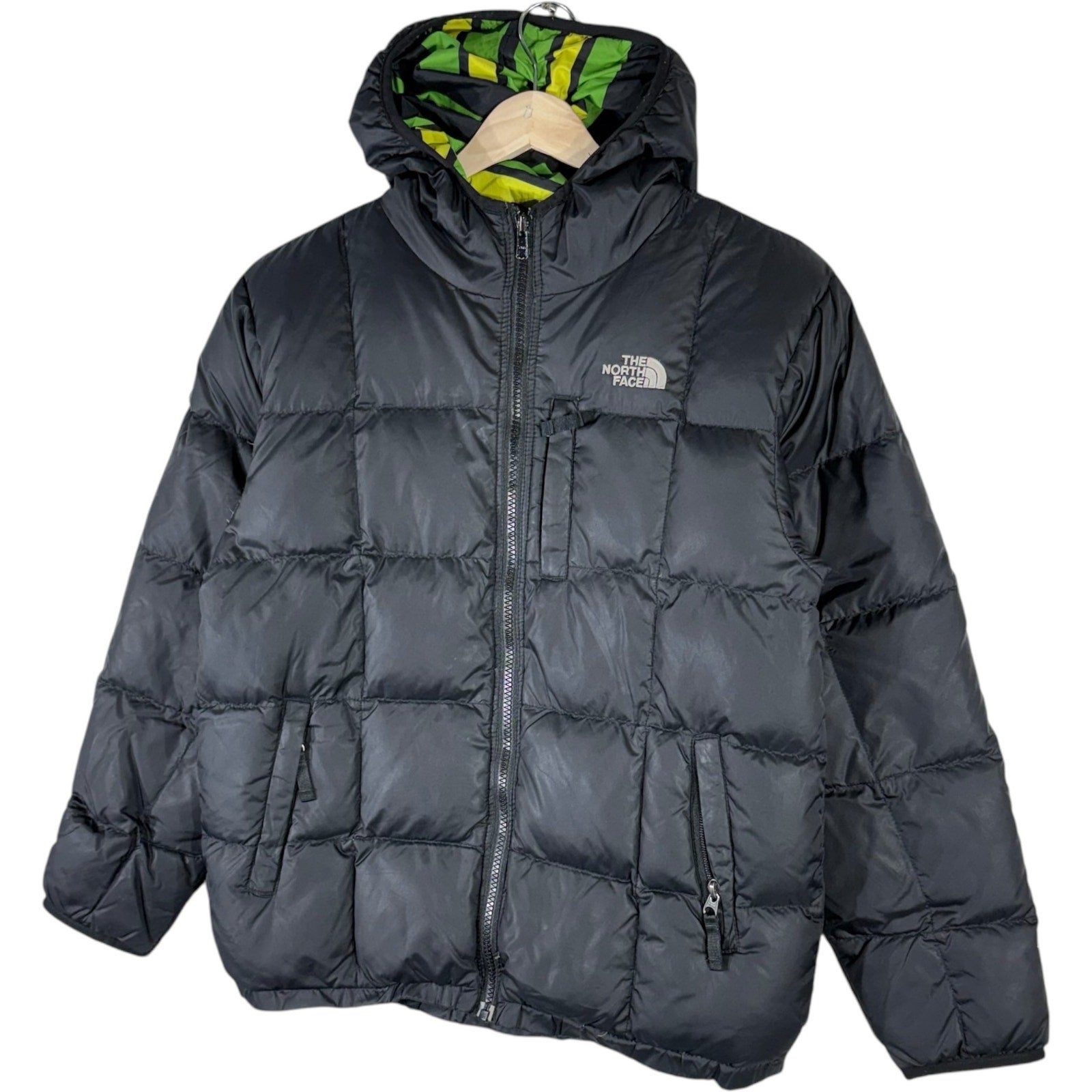 Vintage The North Face Full Zip Hooded Puffer Jacket