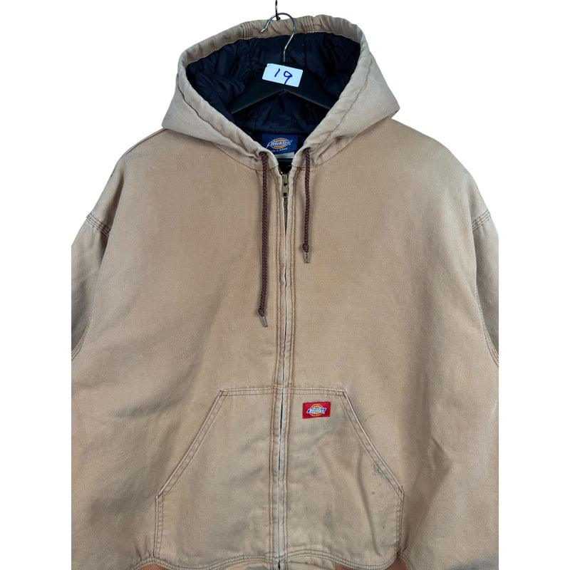Vintage Dickies Full Zip Utility Workwear Hoodie Jacket