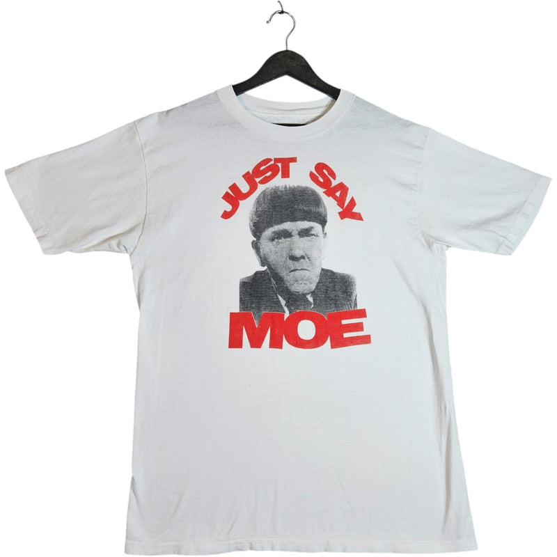 Vintage Just Say Moe Three Stoogis Tee