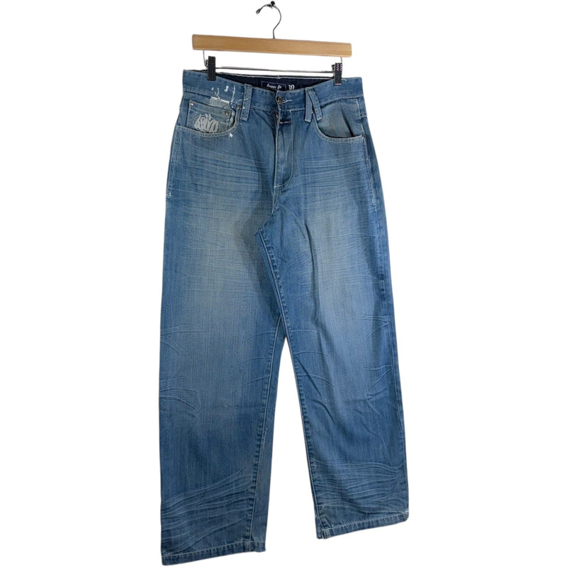 Y2K Karl Kani Baggy Fit Wide Leg Denim Jeans 32x30