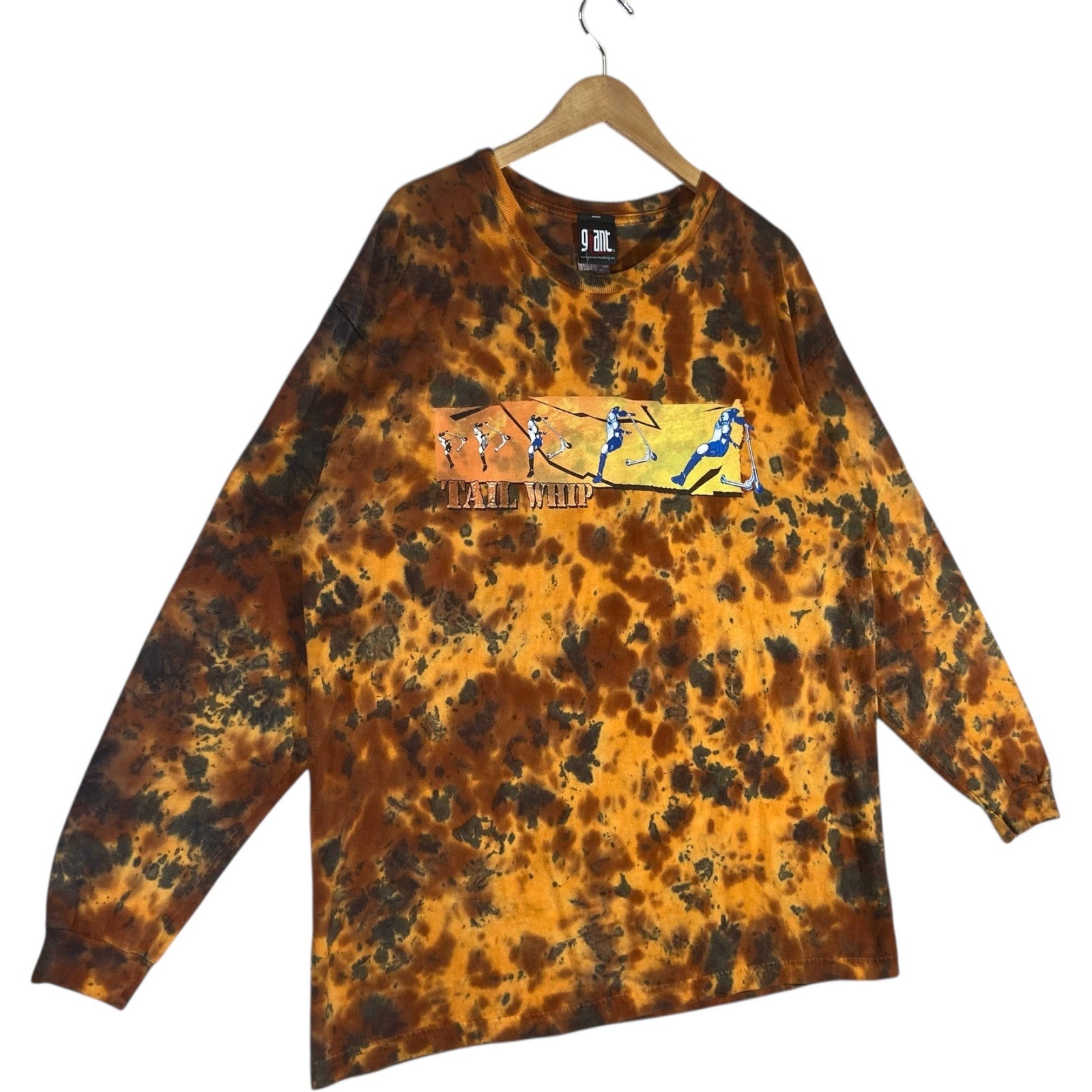 Vintage Tail Whip Scooter Tie Dye Long Sleeve