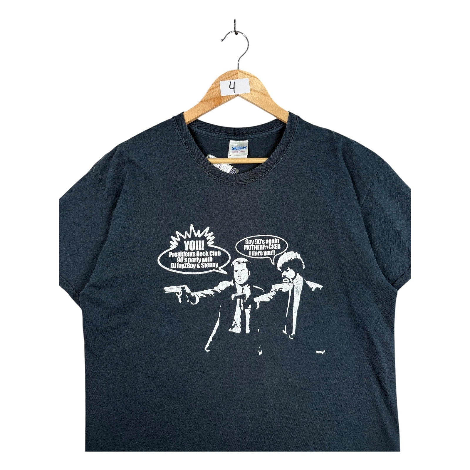 Vintage Pulp Fiction Parody Presidents Rock Club T-Shirt