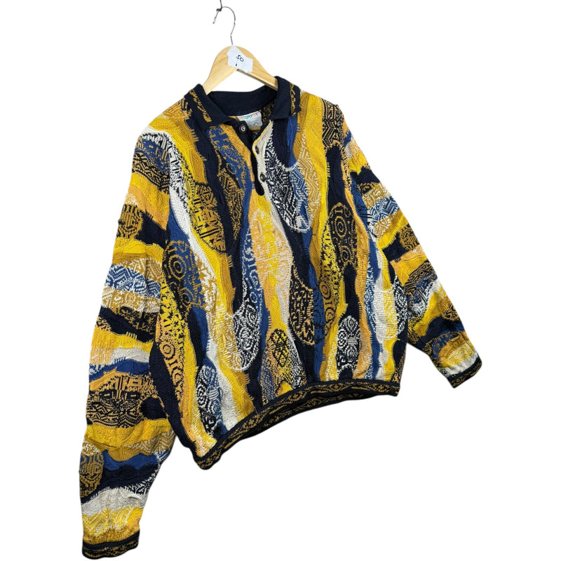 Vintage COOGI Henley Pullover Sweatshirt