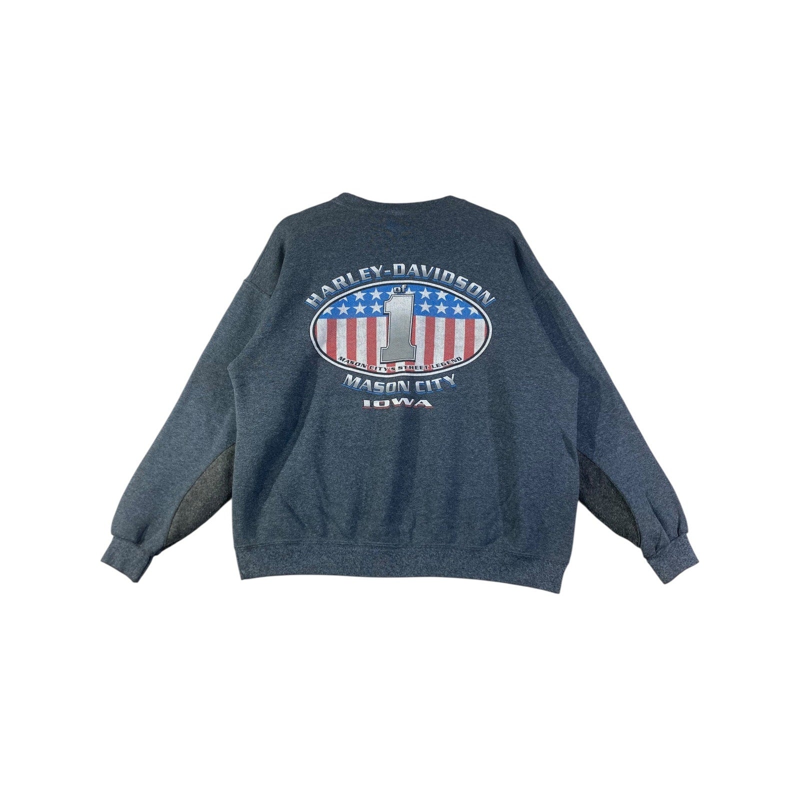 Vintage Harley Davidson Skull Graphic Crewneck