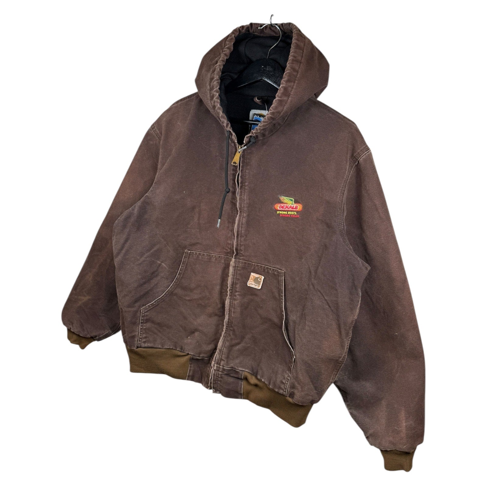 Vintage Carhartt Thermal Lined Full Zip Hoodie