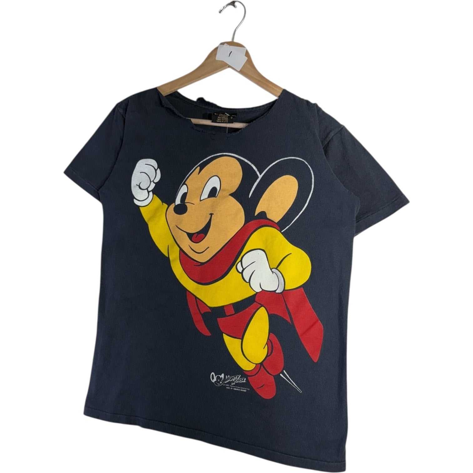 Vintage Mighty Mouse Cartoon T-Shirt