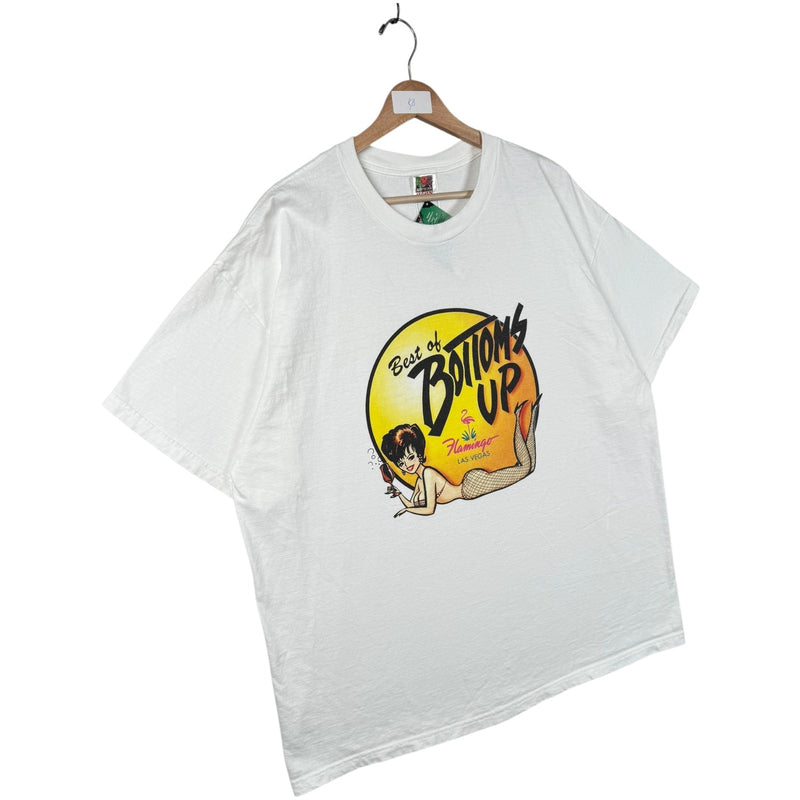 Vintage Best Of Bottoms Up Flamingo Las Vegas T-Shirt