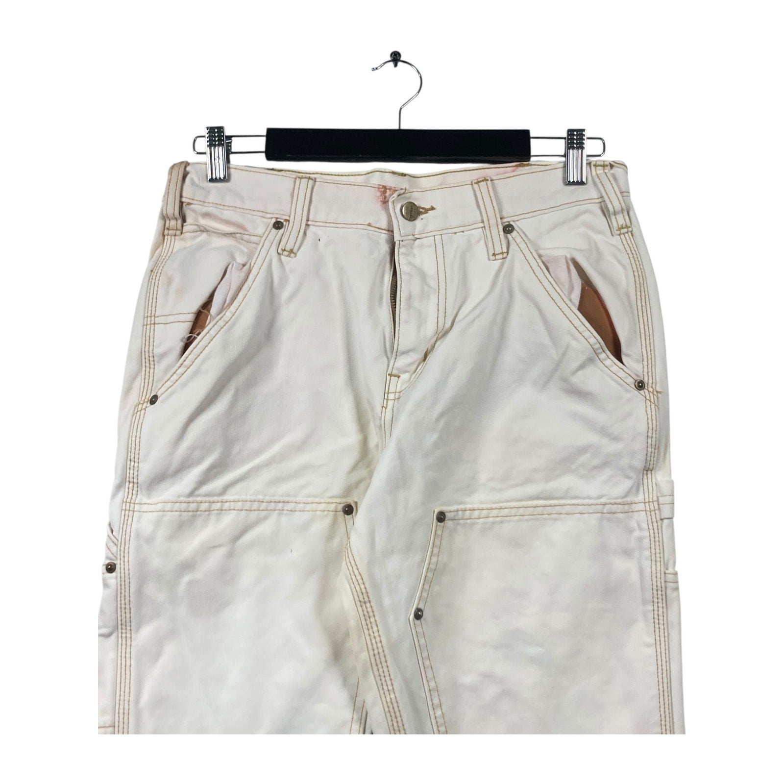 Vintage Carhartt Utility Pockets Cut-out Cargo Shorts 32
