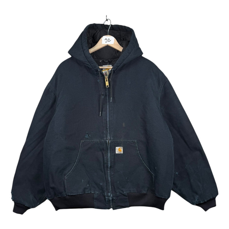 Vintage Carhartt Distressed Full Zip Hoodie