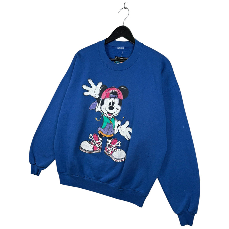 Vintage Mickey Mouse Hip Hop Women's Crewneck