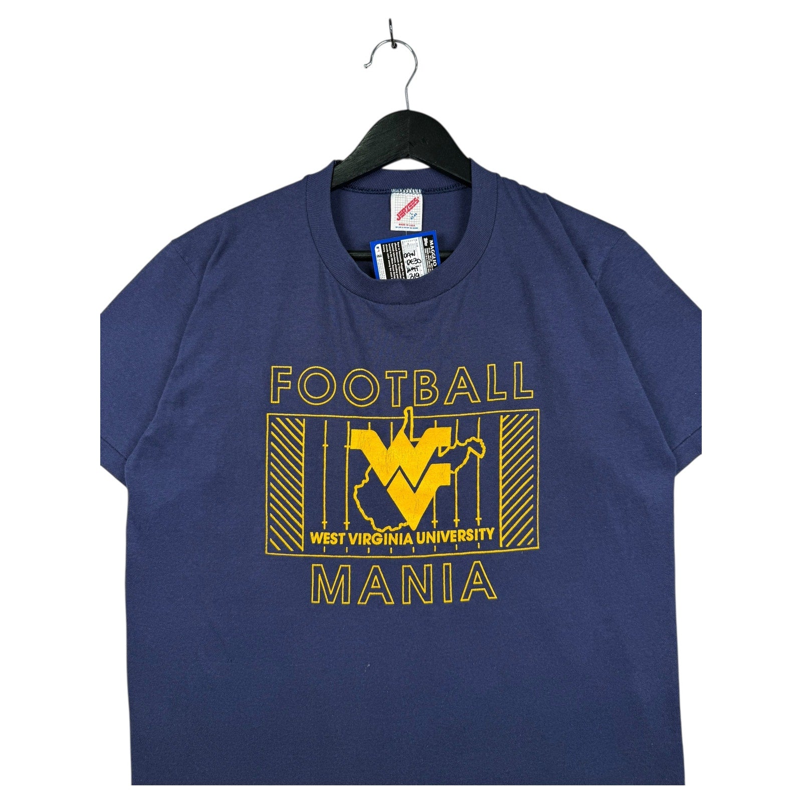 Vintage West Virginia University Football Mania T-Shirt