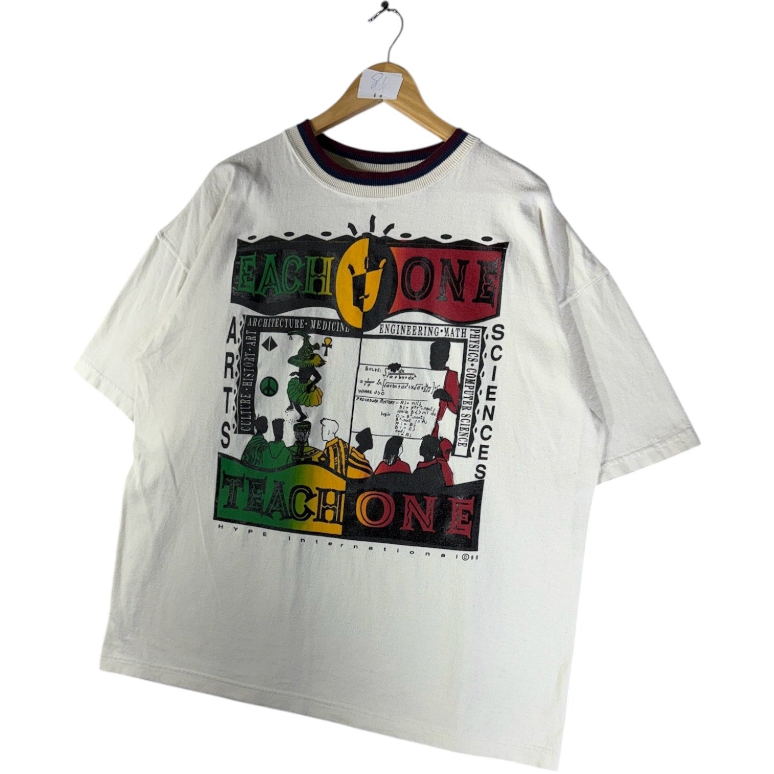 Vintage Each One Teach One Graphic T-Shirt