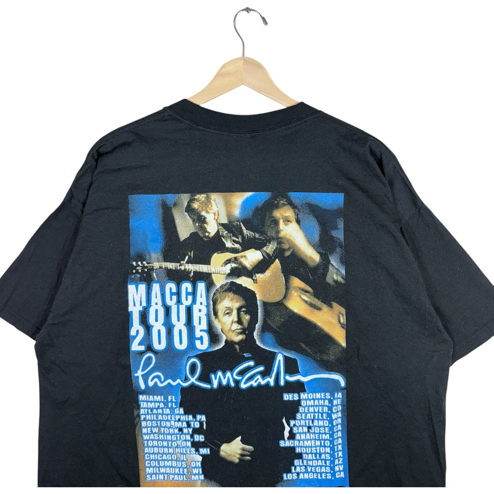 Vintage Paul McCartney Macca Tour Tee 2005