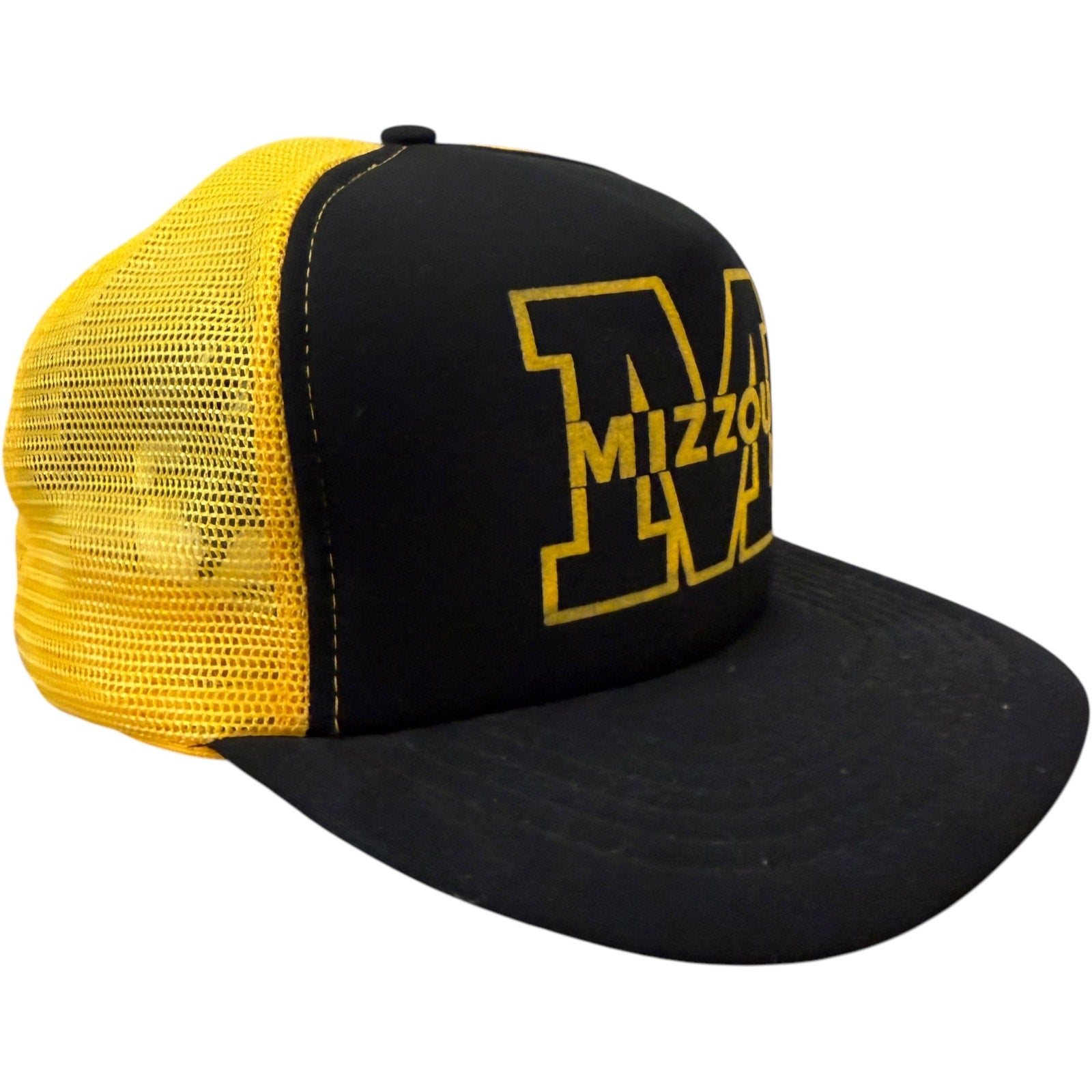 Vintage University Of Missouri Mizzou Trucker Snapback Hat
