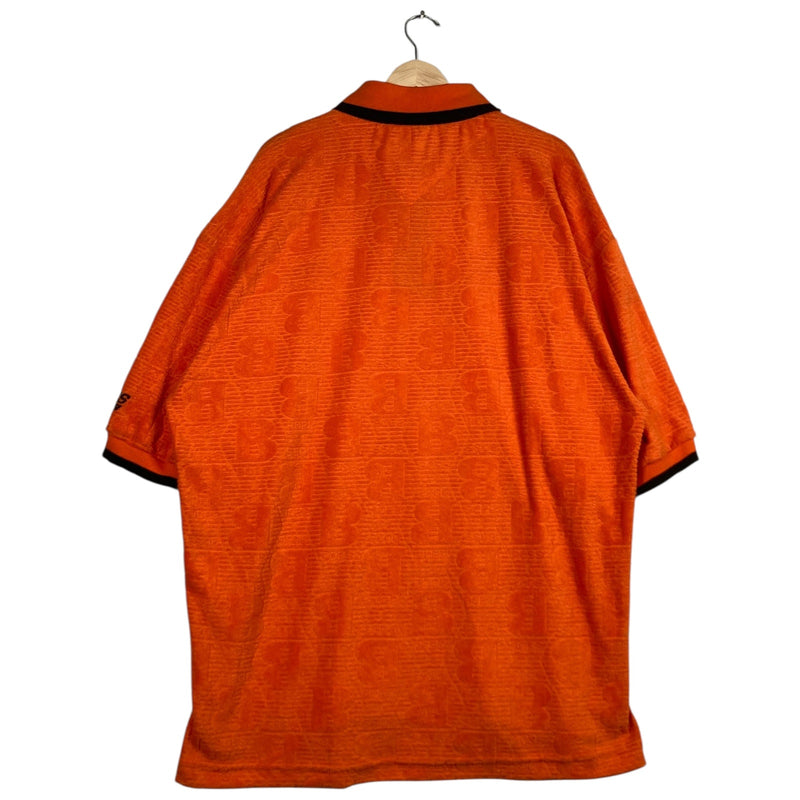 Vintage BOSS Logo Henley Shirt