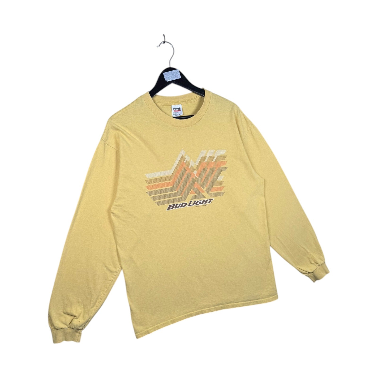 Vintage Bud Light Retro Logo Graphic Long Sleeve