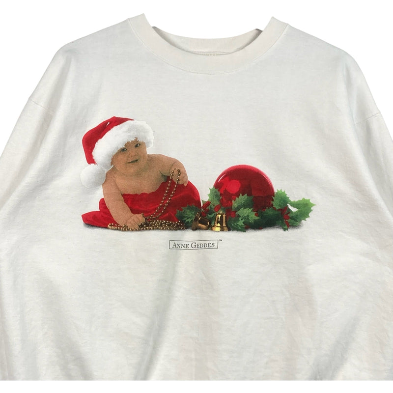 Vintage Christmas Baby Anne Geddes Crewneck