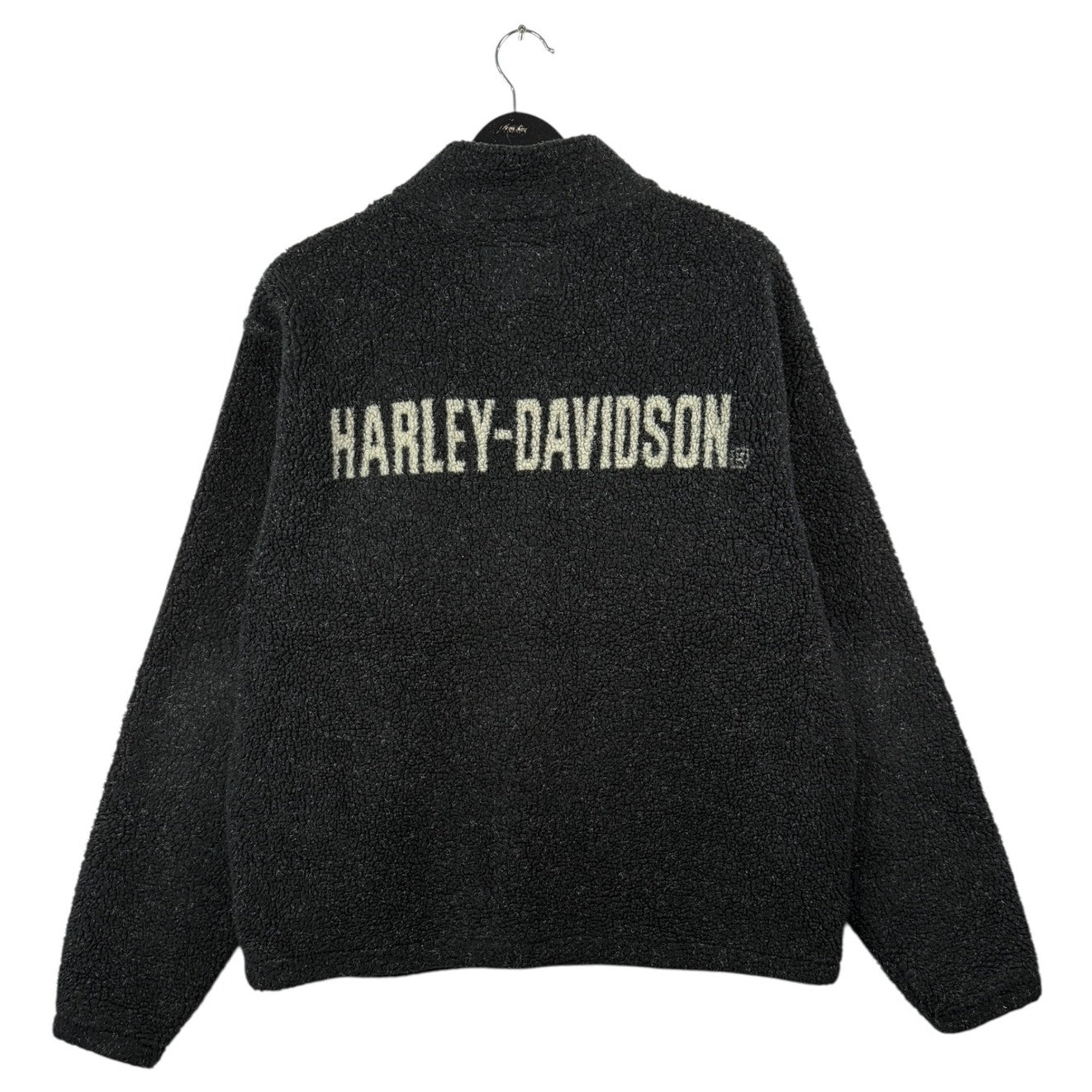 Vintage Harley Davidson Sherpa Fleece Full Zip Jacket